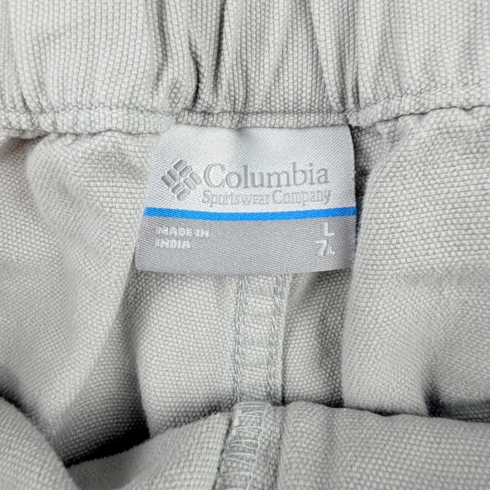 Columbia PFG Bonehead Cargo Shorts Men's Large Gray Cotton Fishing Hiking FM4012 - Picture 3 of 14